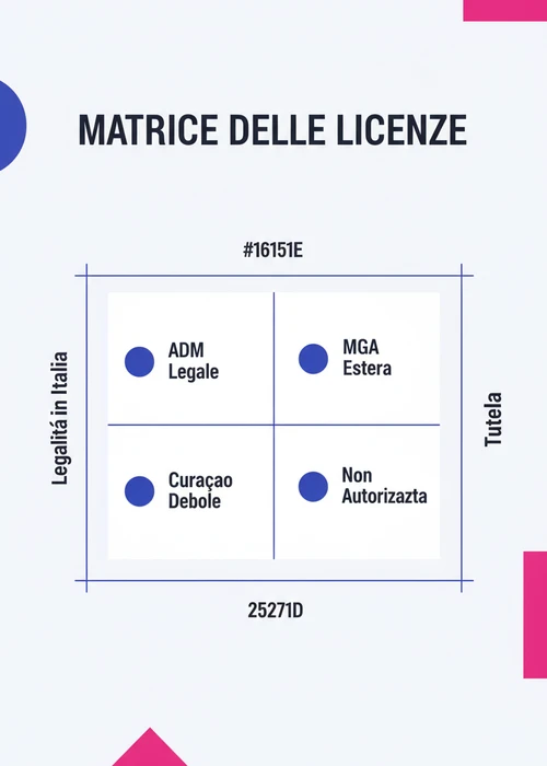 Una mano che seleziona un'opzione su un tablet con logo di casino europei ADM.